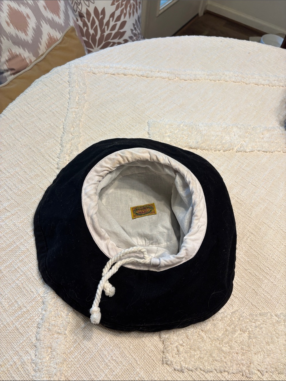 Scala Women’s Cotton Adjustable Classic Black Wide-Brim Bucket Hat - Picture 2 of 5